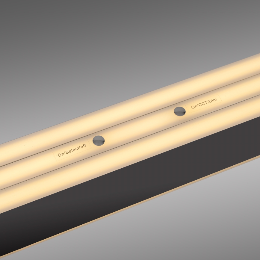 Schöner Wohnen 12577-18 - LED zatemnjiva viseča svetilka na kablu ADRIANA ROUND 2xLED/24W/230V 2700/3000/3500/4000/5000K 160 cm črna
