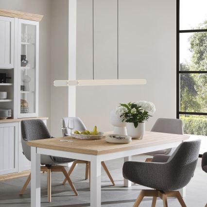 Schöner Wohnen 12577-39 - Zatemnljiv LED lestenec na kablu ADRIANA ROUND 2xLED/24W/230V 2700/3000/3500/4000/5000K siva