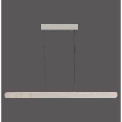 Schöner Wohnen 12577-39 - zatemljiv LED viseči lestenec na kablu ADRIANA ROUND 2xLED/24W/230V 2700/3000/3500/4000/5000K 160 cm siva