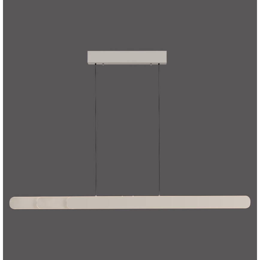 Schöner Wohnen 12577-39 - zatemljiv LED viseči lestenec na kablu ADRIANA ROUND 2xLED/24W/230V 2700/3000/3500/4000/5000K 160 cm siva