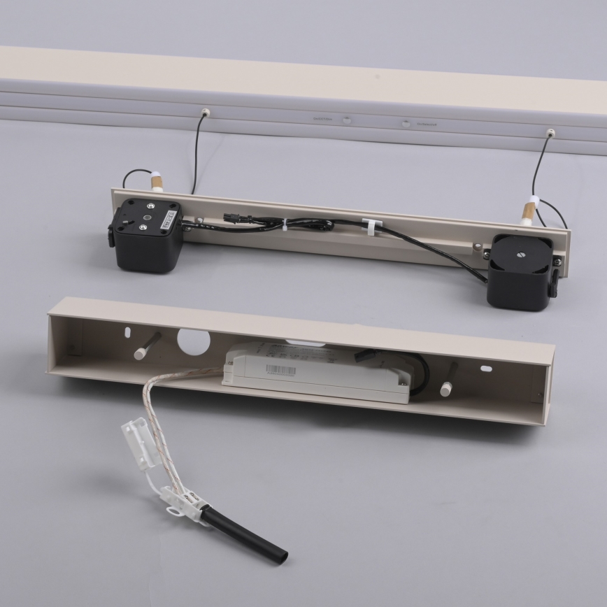 Schöner Wohnen 12577-39 - zatemljiv LED viseči lestenec na kablu ADRIANA ROUND 2xLED/24W/230V 2700/3000/3500/4000/5000K 160 cm siva