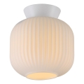 Schöner Wohnen 13574-16 - Stropna svetilka NAMI 1xE27/25W/230V, premer 20 cm, bela