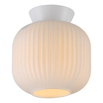 Schöner Wohnen 13574-16 - Stropna svetilka NAMI 1xE27/25W/230V, premer 20 cm, bela