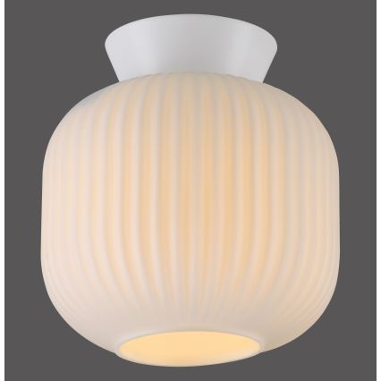 Schöner Wohnen 13574-16 - Stropna svetilka NAMI 1xE27/25W/230V, premer 20 cm, bela