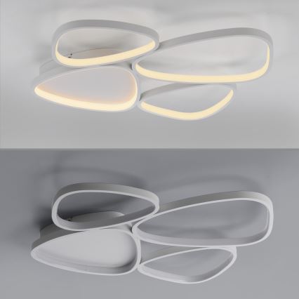 Schöner Wohnen 14038-16 - LED Zatemnljivo stropno svetilo PEBBLES LED/35,5W/230V belo