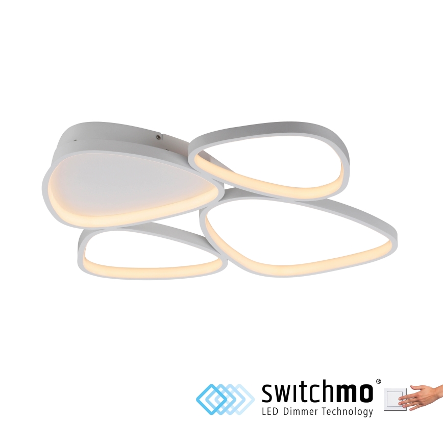 Schöner Wohnen 14038-16 - LED Zatemnljivo stropno svetilo PEBBLES LED/35,5W/230V belo