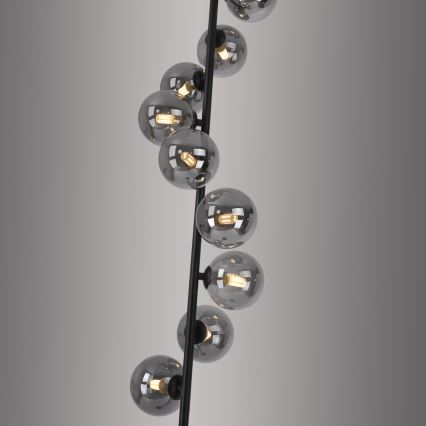 Schöner Wohnen 14506-18 - LED talna svetilka DUBAI 9xG9/3W/230V črna/dimna