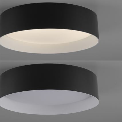 Schöner Wohnen 14593-18 - LED zatemnljiva stropna svetilka TAVOLI LED/10W/230V 2700-6500K, premer 28,5 cm, črna + daljinski upravljalnik