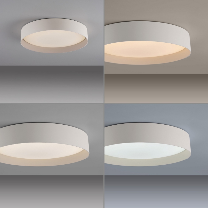 Schöner Wohnen 14594-39 - Zatemnitvena LED stropna svetilka TAVOLI LED/20W/230V 2700-6500K premer 39 cm siva + daljinski upravljalnik