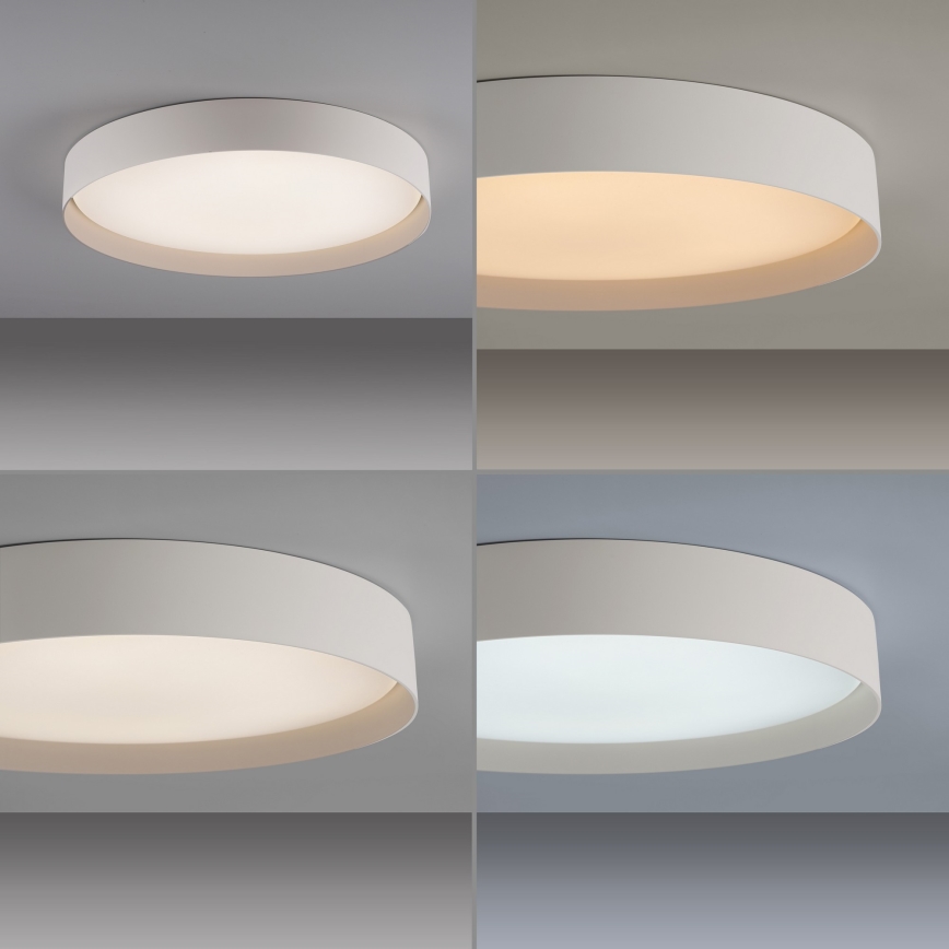 Schöner Wohnen 14595-39 - Zatemnljivo stropno LED svetilo TAVOLI LED/34 W/230 V 2700-6500 K, premer 49 cm, sivo + daljinski upravljalnik