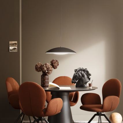 Schöner Wohnen 14606-18 - Zatemnjiva LED viseča svetilka na kablu LENTE LED/17W/230V, premer 40 cm, črna