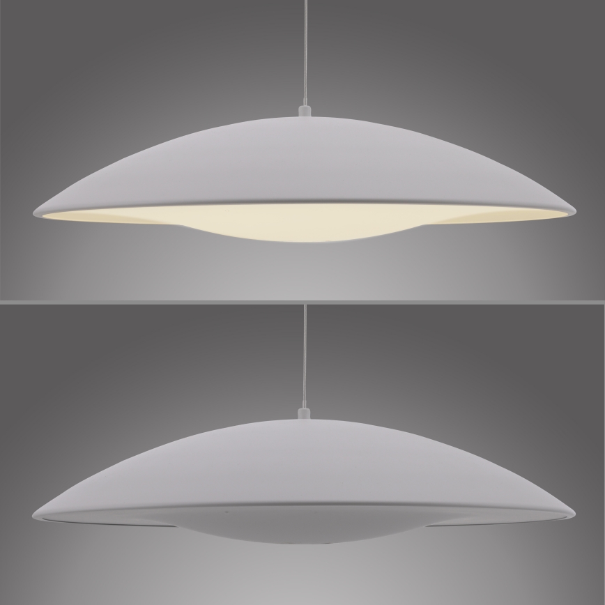 Schöner Wohnen 14607-16 - LED zatemljiv lestenec na kablu LENTE LED/23W/230V, premer 50 cm, bela