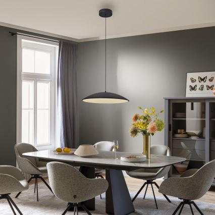 Schöner Wohnen 14607-18 - Zatemnljiv LED lestenec na kablu LENTE LED/23W/230V, premer 50 cm, črna