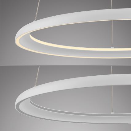 Schöner Wohnen 15570-16 - Zatemnljiv LED lestenec na kablu QUILLO, LED/36W/230V, premer 60 cm, bel