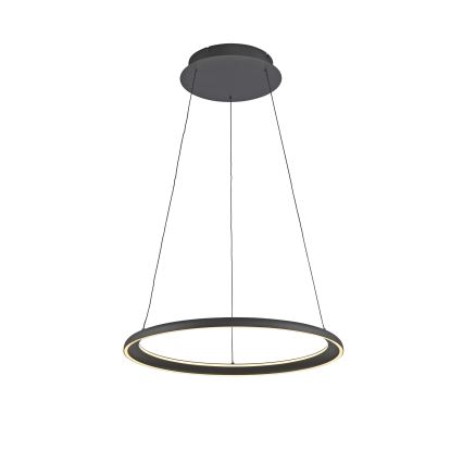 Schöner Wohnen 15570-18 - QUILLO zatemljiv LED lestenec na kablu, 36W/230V, Ø 60 cm, črn