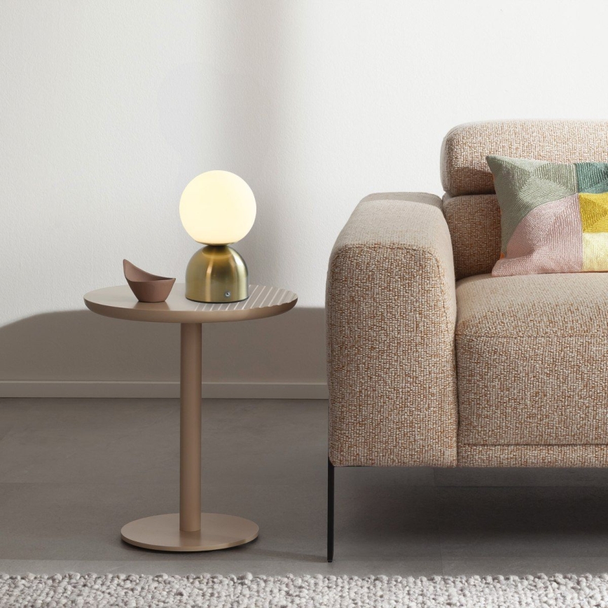 Schöner Wohnen 19218-12 - zatemnjiva na dotik polnilna namizna svetilka RUDI LED/1,2W/5V 3000-6000K 1200 mAh zlata