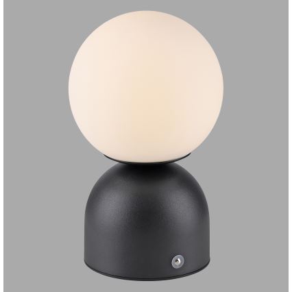 Schöner Wohnen 19218-18 - LED na dotik z nastavljivo svetlostjo, polnilna namizna svetilka RUDI LED/1,2W/5V 3000-6000K 1200 mAh črna