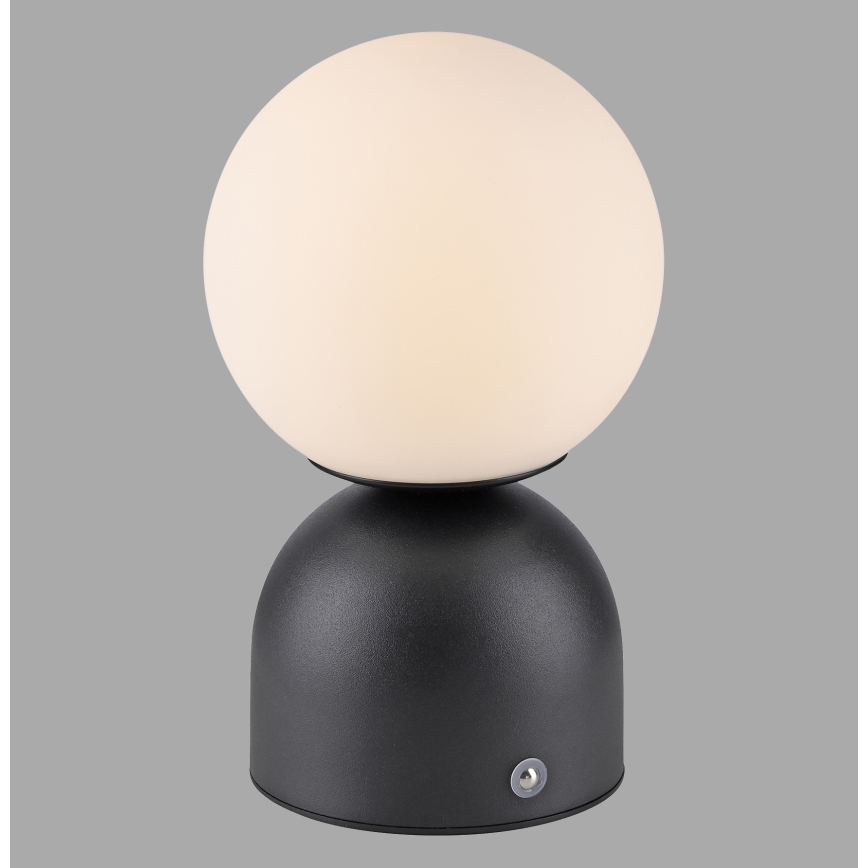 Schöner Wohnen 19218-18 - LED na dotik z nastavljivo svetlostjo, polnilna namizna svetilka RUDI LED/1,2W/5V 3000-6000K 1200 mAh črna