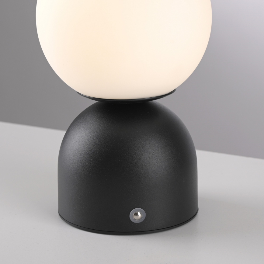 Schöner Wohnen 19218-18 - LED na dotik z nastavljivo svetlostjo, polnilna namizna svetilka RUDI LED/1,2W/5V 3000-6000K 1200 mAh črna