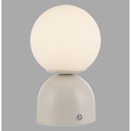 Schöner Wohnen 19218-39 - LED zatemnitvena namizna polnilna svetilka na dotik RUDI LED/1,2W/5V 3000-6000K 1200 mAh siva