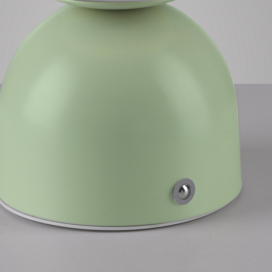 Schöner Wohnen 19218-43 - zatemnjevalna LED namizna svetilka RUDI, polnilna, upravljanje na dotik, LED/1,2W/5V 3000-6000K 1200 mAh, zelena