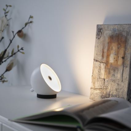 Schöner Wohnen 19244-16 - LED zatemnljiva na dotik upravljana polnilna zunanja namizna svetilka BELLIS LED/2,5W/5V 2600 mAh IP54 bela