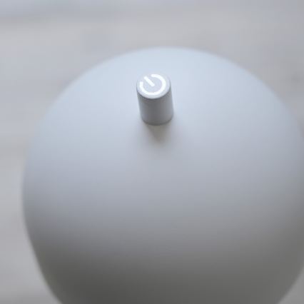 Schöner Wohnen 19244-16 - LED zatemnljiva na dotik upravljana polnilna zunanja namizna svetilka BELLIS LED/2,5W/5V 2600 mAh IP54 bela