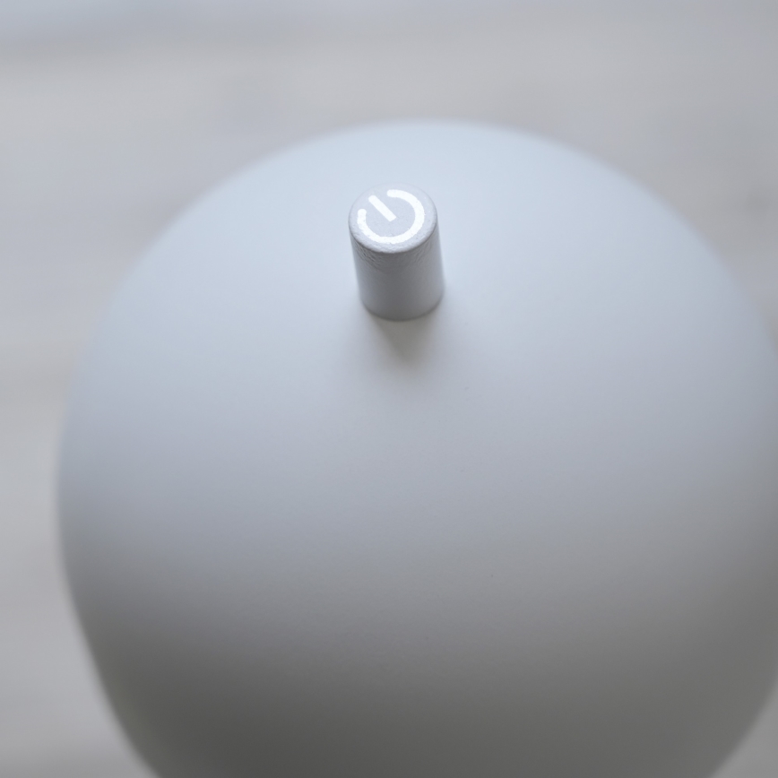 Schöner Wohnen 19244-16 - LED zatemnljiva na dotik upravljana polnilna zunanja namizna svetilka BELLIS LED/2,5W/5V 2600 mAh IP54 bela