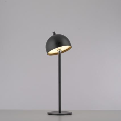 Schöner Wohnen 19244-18 - Zunanja polnilna LED namizna svetilka BELLIS, s funkcijo zatemnitve, upravljanje na dotik, LED/2,5W/5V, 2600 mAh, IP54, črna