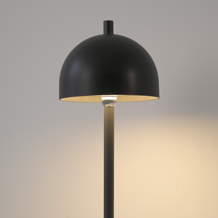 Schöner Wohnen 19244-18 - Zunanja polnilna LED namizna svetilka BELLIS, s funkcijo zatemnitve, upravljanje na dotik, LED/2,5W/5V, 2600 mAh, IP54, črna