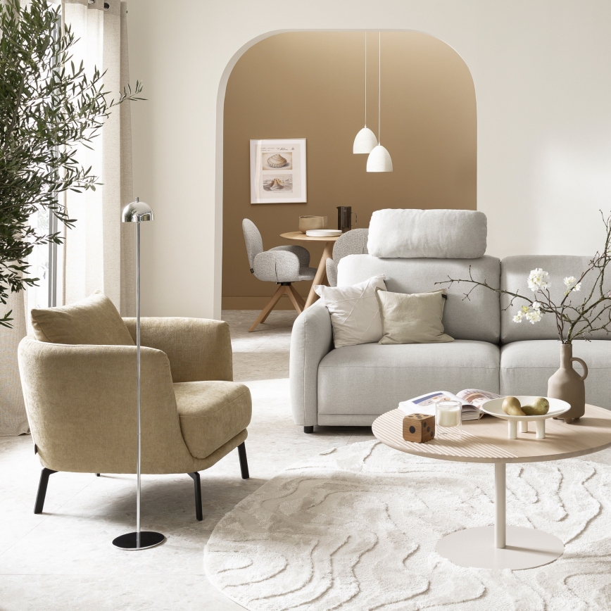 Schöner Wohnen 19245-17 - LED zatemnjevalna, na dotik upravljana polnilna zunanja stoječa svetilka BELLIS LED/2,5W/5V 2600 mAh IP54 sijajni krom