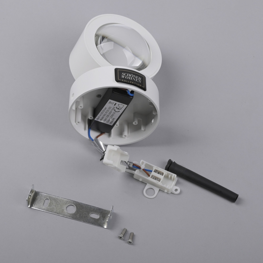 Schöner Wohnen 19331-16 - LED stenska svetilka CHIA 2xLED/2W/230V bela