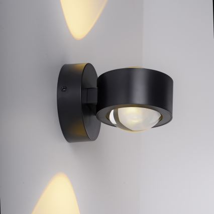 Schöner Wohnen 19331-18 - LED stenska svetilka CHIA 2xLED/2W/230V črna