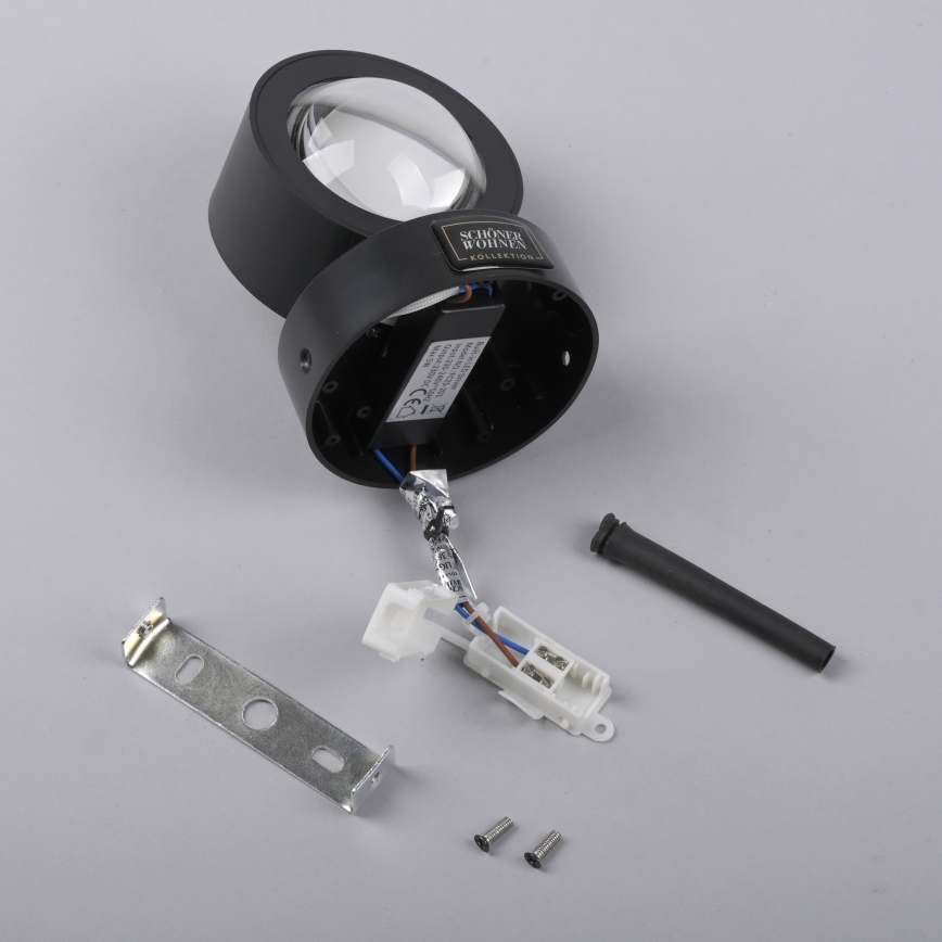 Schöner Wohnen 19331-18 - LED stenska svetilka CHIA 2xLED/2W/230V črna