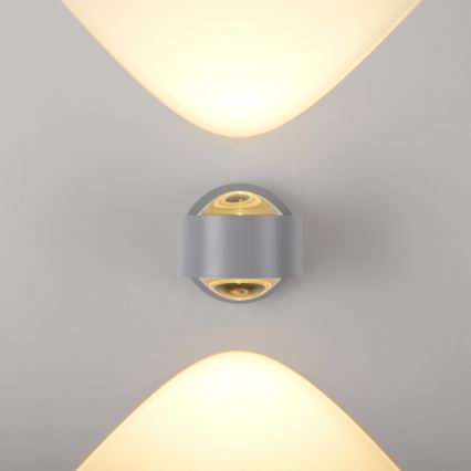 Schöner Wohnen 19331-21 - LED stensko svetilo CHIA 2xLED/2W/230V antracitno