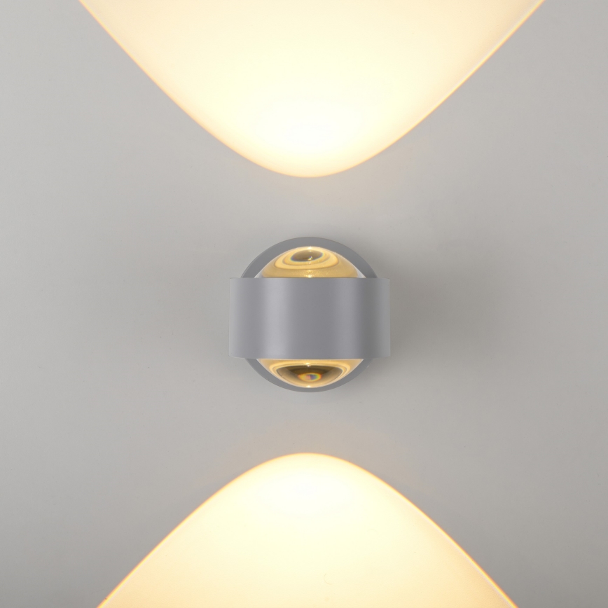 Schöner Wohnen 19331-21 - LED stensko svetilo CHIA 2xLED/2W/230V antracitno