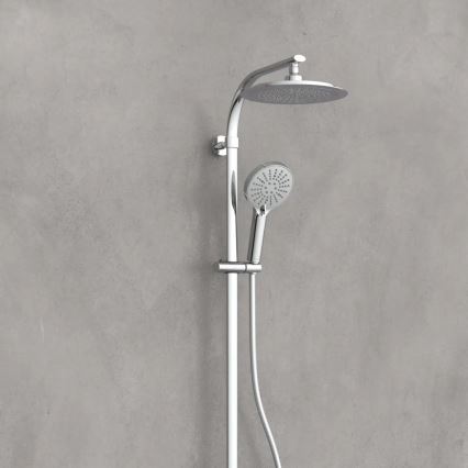 Schütte 60046 - Pršna garnitura z termostatsko baterijo MADURA FRESH, sijajni krom