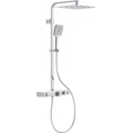 Schütte 60530 - Pršna garnitura OCEAN s termostatsko baterijo, sijajni krom