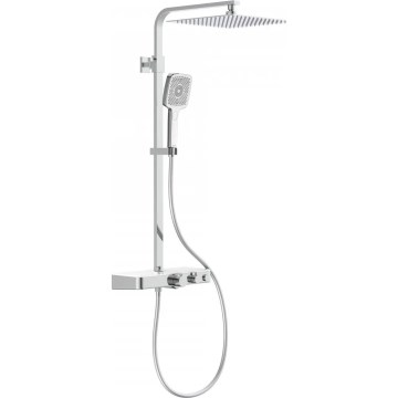 Schütte 60530 - Pršna garnitura OCEAN s termostatsko baterijo, sijajni krom
