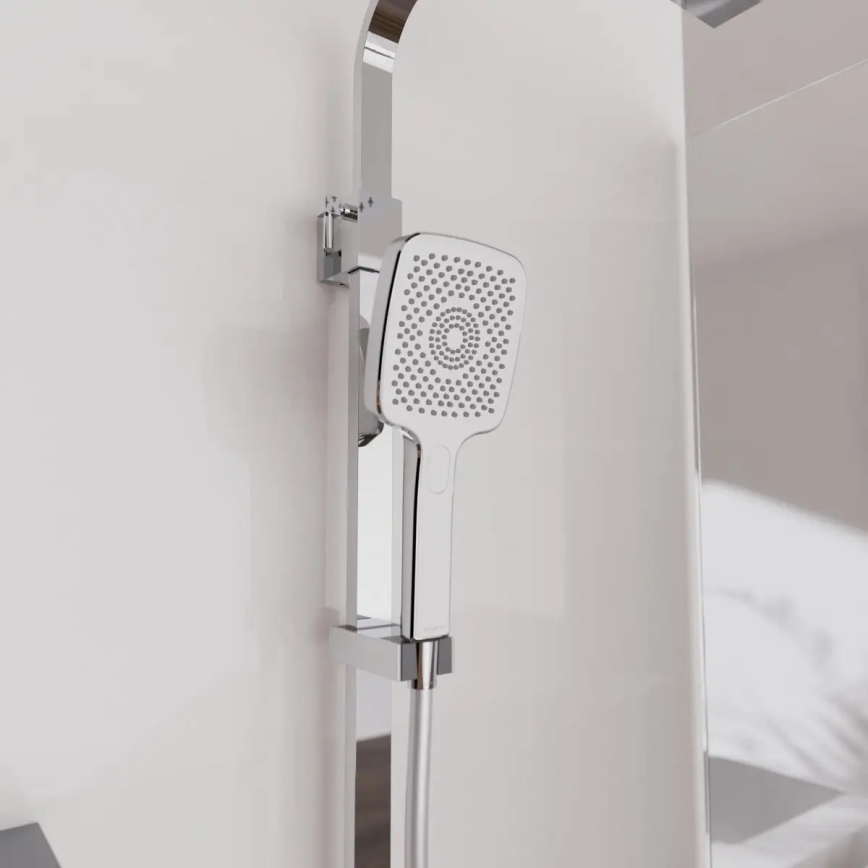 Schütte 60530 - Pršna garnitura OCEAN s termostatsko baterijo, sijajni krom