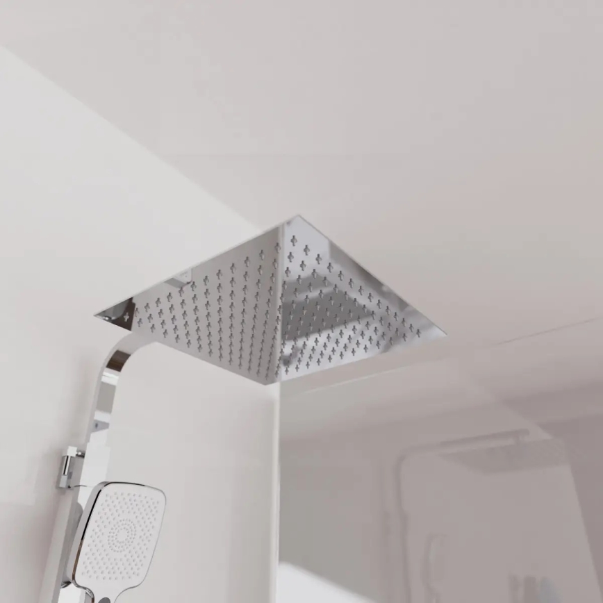 Schütte 60530 - Pršna garnitura OCEAN s termostatsko baterijo, sijajni krom