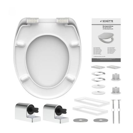Schütte 82100-A - bela SoftClose WC deska, duroplast