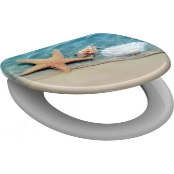 Schütte 82196 - WC deska BEACH SoftClose iz duroplasta