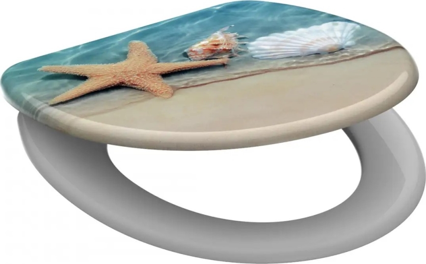 Schütte 82196 - WC deska BEACH SoftClose iz duroplasta