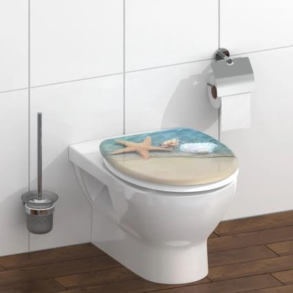 Schütte 82196 - WC deska BEACH SoftClose iz duroplasta