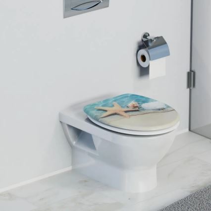 Schütte 82196 - WC deska BEACH SoftClose iz duroplasta