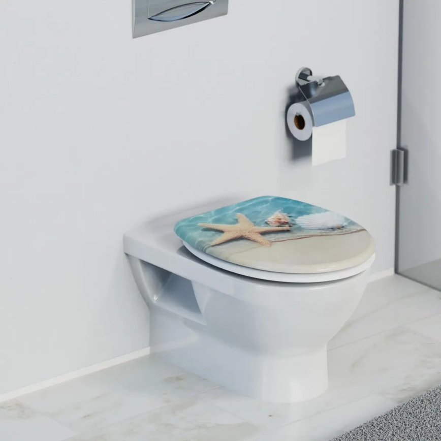 Schütte 82196 - WC deska BEACH SoftClose iz duroplasta