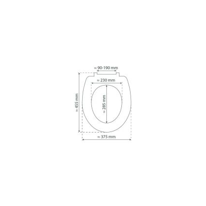 Schütte 82304-A - WC sedež ANTRACIT SoftClose, duroplast
