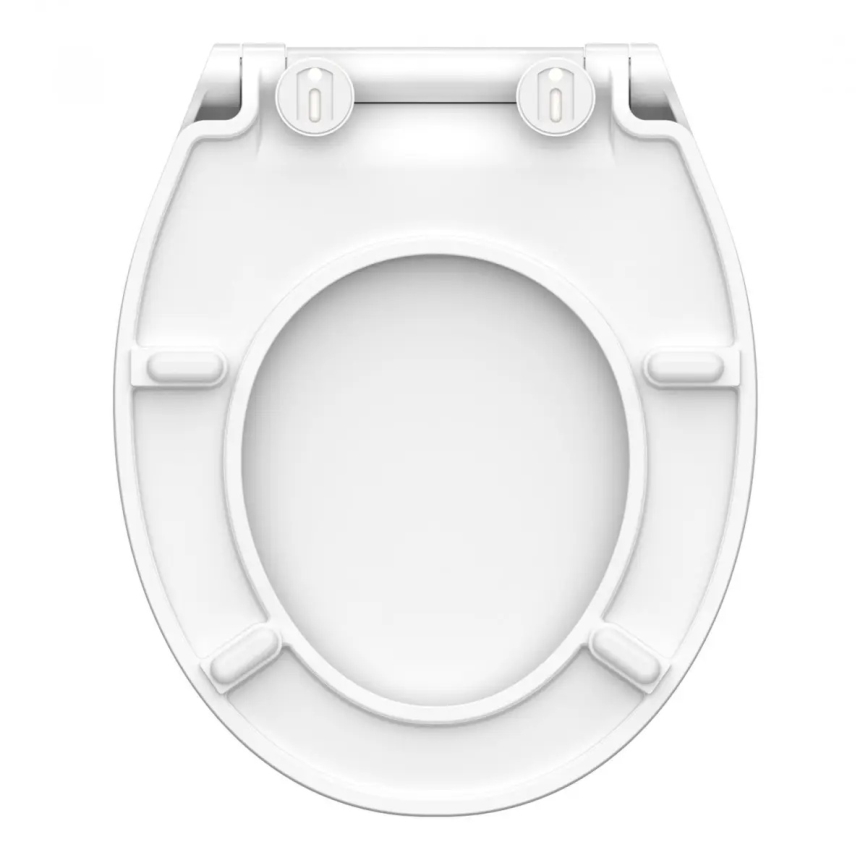 Schütte 82700 - WC sedež SLIM WHITE SoftClose duroplast