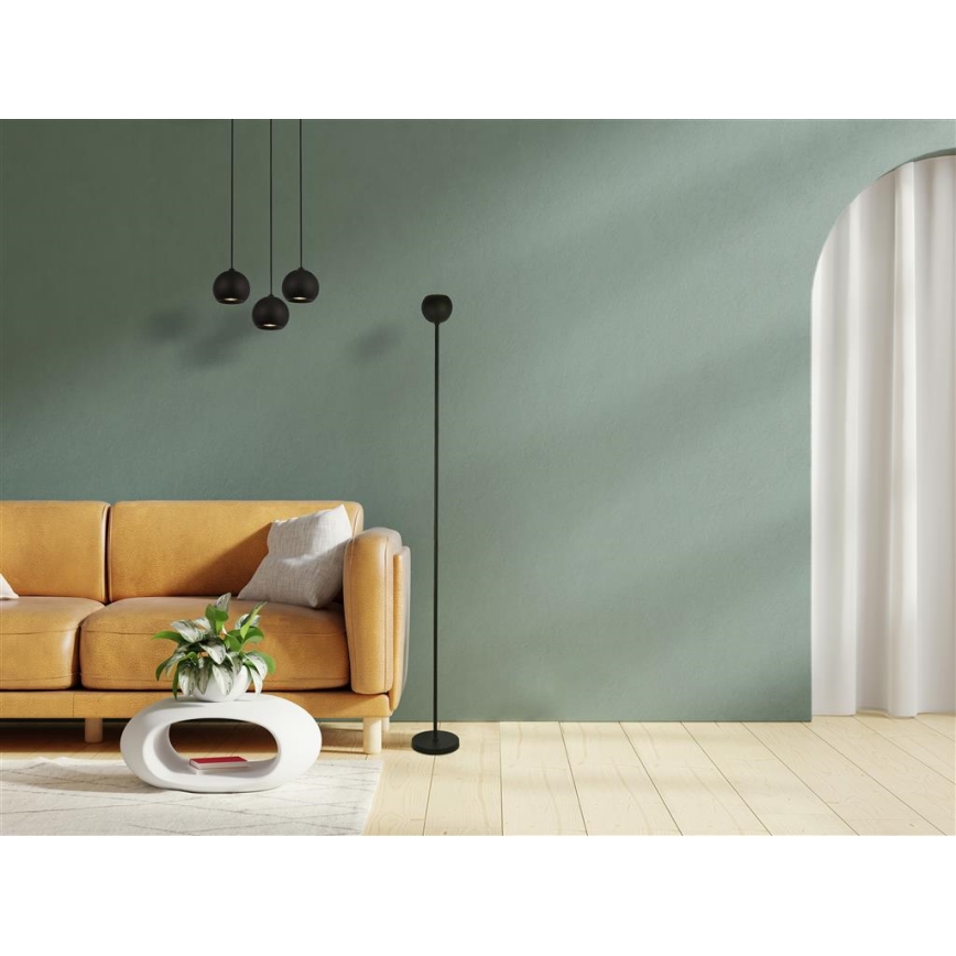 Searchlight - Lestenec na vrvici EINDHOVEN 3xGU10/50W/230V črna